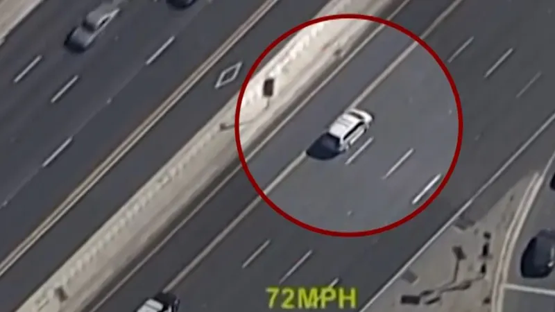 ABD’de film gibi kovalamaca! Polise yakalanmamayı başaran hırsız böyle kaçtı