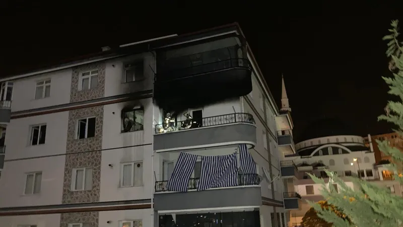 Ankara'da binada korkutan patlama!