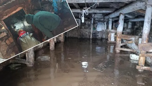 Ardahan'da sağanak sele dönüştü! Dere taştı, evleri su bastı