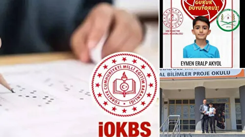 İmam hatipli öğrenci bursluluk sınavında birinci oldu