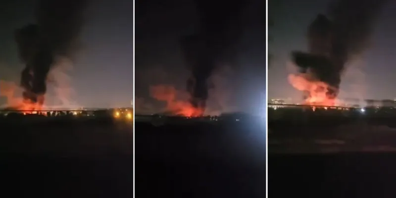 İsrail'den İran'a Şok Saldırı! Havaalanı Yakınları Alev Alev!