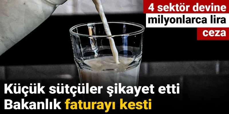 Süt Devlerine Şok Ceza! Küçük Üreticinin Zaferi Mi?