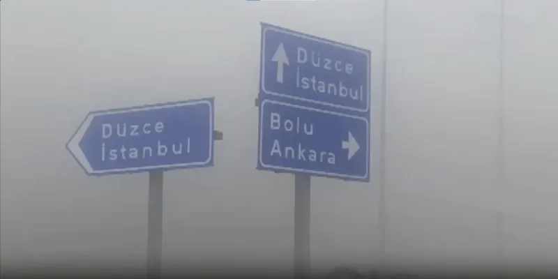 Bolu Dağı'nda Sürücülere Sis Şoku! Yol Kapandı mı?