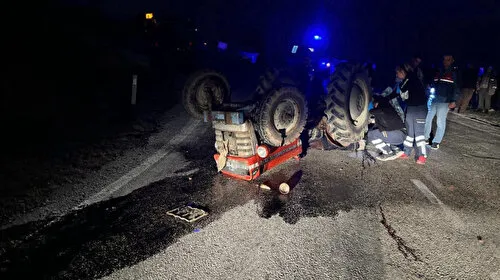 Çorum'da feci kaza: Ters dönen traktörün altında kalarak hayatını kaybetti