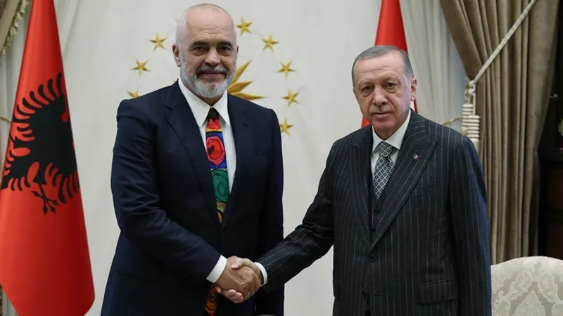 Cumhurbaşkanı Erdoğan, Arnavutluk Başbakanı Edi Rama ile görüştü