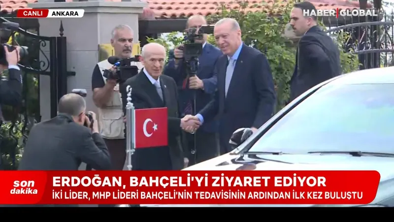Cumhurbaşkanı Erdoğan, Bahçeli'yi ziyaret ediyor