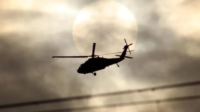 Finlandiya'da Helikopter Faciası! Gökyüzünde Çarpıştılar!