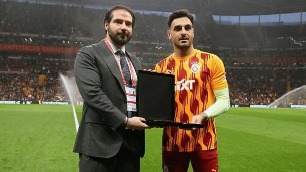 Galatasaray'da Günay Güvenç'e Fair-Play ödülü!