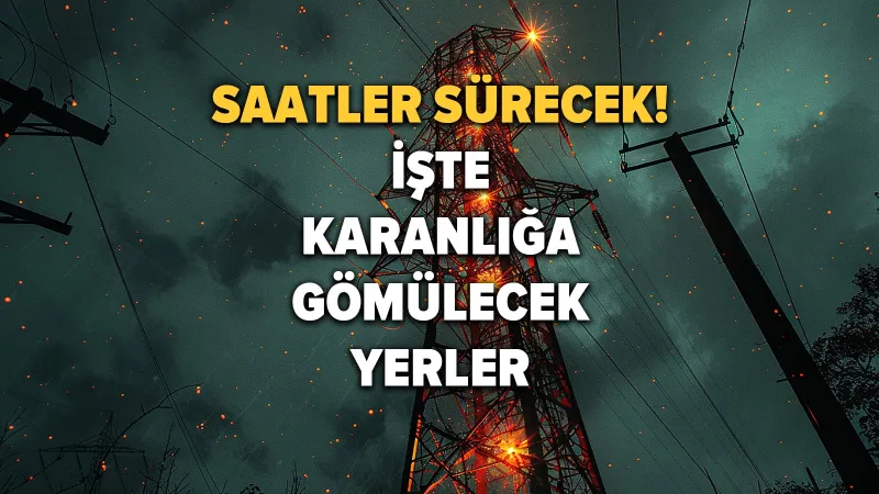 İstanbul'da büyük elektrik kesintisi! BEDAŞ 14 Nisan Pazartesi elektrik kesintilerinin olacağı ilçeleri açıkladı! İşte etkilenecek ilçeler