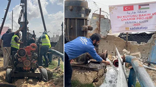 Sadakataşı Derneği’nden Gazze'de hayat veren dokunuş: Ayya Su Kuyusu onarıldı
