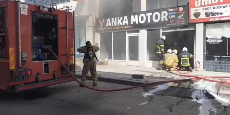 Kırıkkale'de Yangın Faciası! Patlama Anı Kamerada