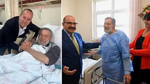 Yeşilçam'ın usta ismi Ahmet Mekin taburcu oldu
